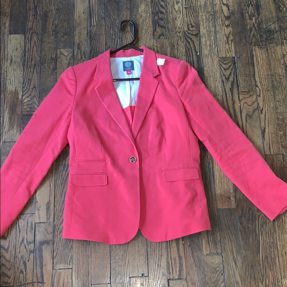 Pink blazer!